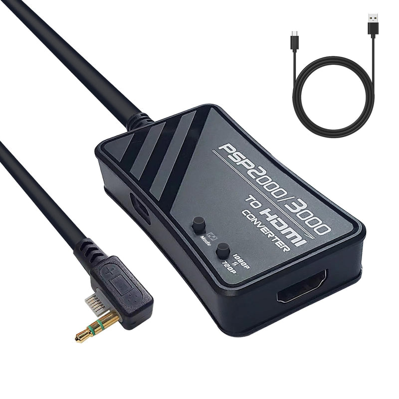 PSP2000/PSP3000 to HDMI Converter, HDMI Cable for PSP2000/PSP3000 Handheld Console.