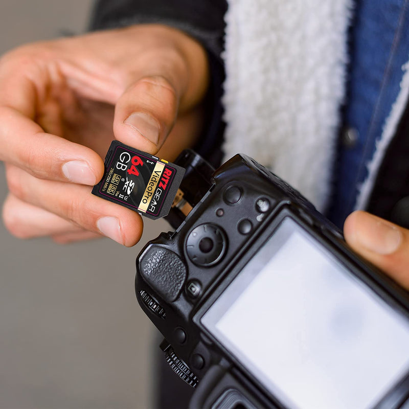 V90 SD Card UHS-II 64GB SDXC Memory Card U3 V90 A1, Extreme Performance Professional Sd-Card (R 280mb/s 250mb/s W) for Advanced DSLR,Well-Suited for Video, Including 4K,8K, 3D, Full HD Video Single