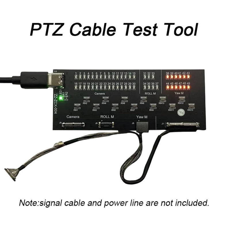 Gimbal Signal Cable Test Tool Suitable for DJI Mavic Mini 3/Mini 3 Pro/DJI Mini 4 Pro Drone PTZ Flat Cable Roll Axis Tester Accessories.