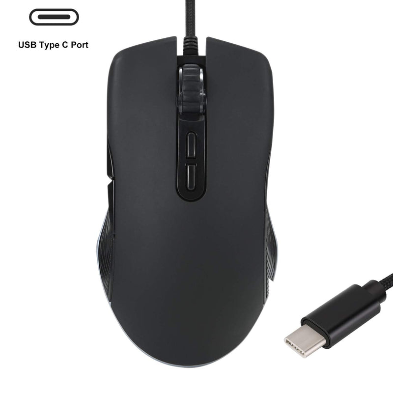 ValueRays USB C Heated Mouse Pro, All Type-C Device Computer Port, Mouse Hand Warmer (Includes ONE Standard USB Adapter) New 2020 Design!