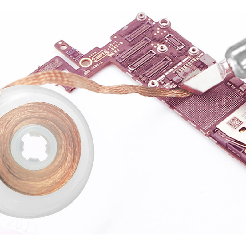 1 x 3.5 mm x 1.5 m Desoldering Wire, Soldering Accessories, No-Clean Solder Desoldering Braid, Solder Wick Solder Braid, Solder Braid, Solder Accessories, Wicks Strands for Desoldering, Solder Wick 3.5mm*1.5m