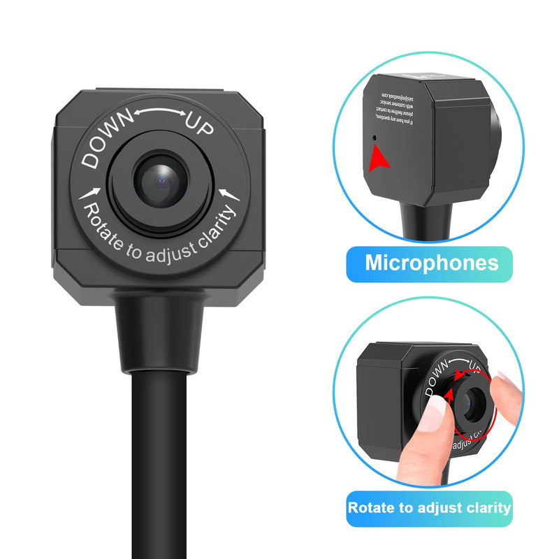 USB Document Camera for Teachers,Manual Focus Webcam with Mic,Fold for Mac/Windows/Chromebook