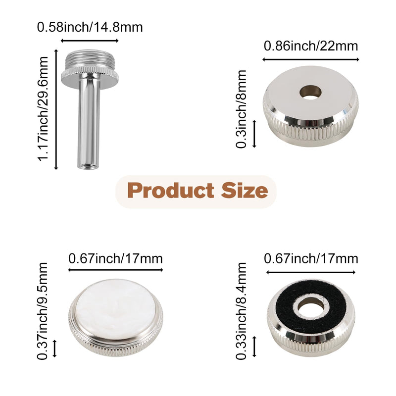 EASTROCK Trumpet Repair Kit Trumpet Finger Buttons Trumpet Parts 1Set Trumpet Piston Repair Tool