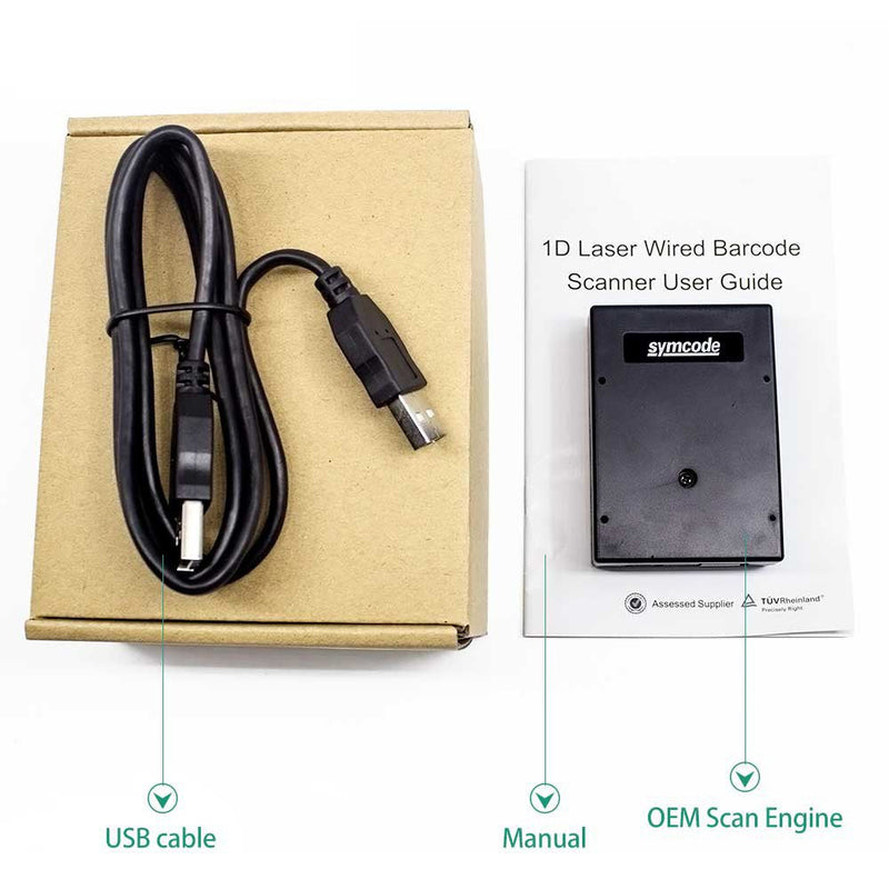 [AUSTRALIA] - Embedded Mini Barcode Scanner Scan, Symcode CCD Barcode Reader Module Scanner Cell Phone Computer Screen Scan 