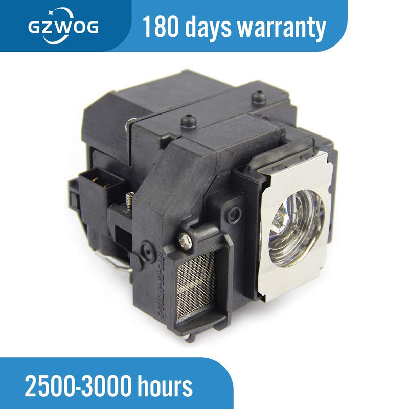 Gzwog ELPLP54 V13H010L54 Replacement Projector Lamp Bulb with Housing for Epson EB-S7/S7+ /S72/S8/S82/W7/W8/X7/X7+/X72/X8/X8e Epson EH-TW450 Epson EX31 /EX51/EX71/Powerlite HC 705HD/H309A Projectors