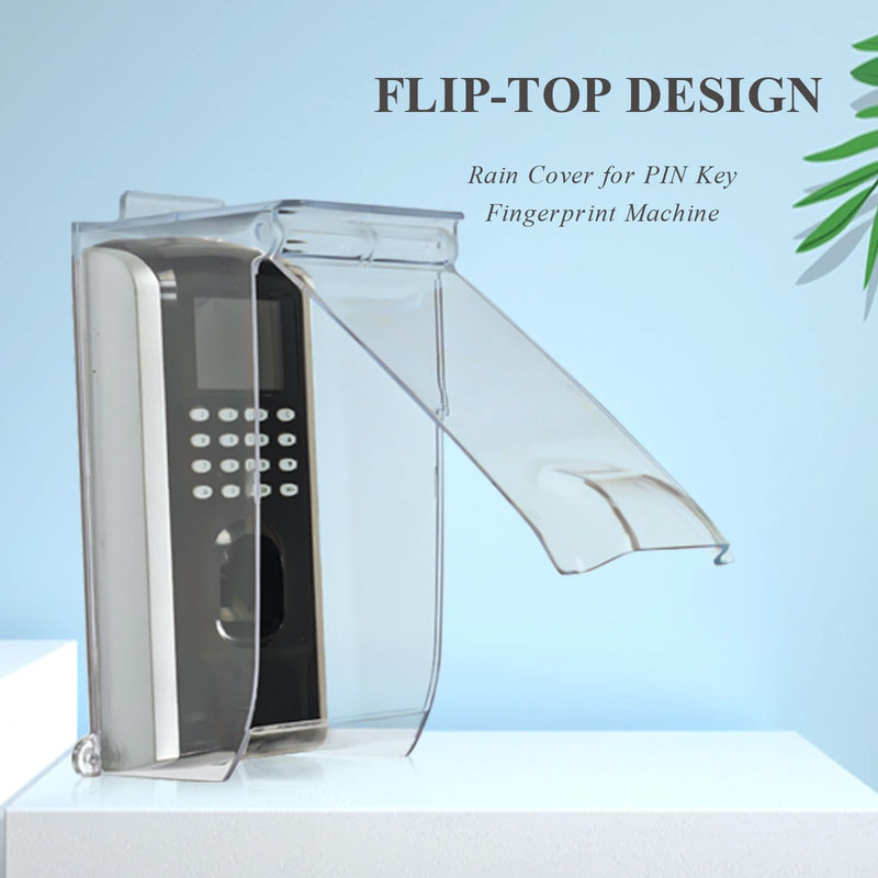 Clear Gate Outdoor Keypad Cover,Flip Access Control Rain Cover，Doorbell rain cover Compatible for Ring Doorbell/Lock Keypad/Attendance Machine/Door Keypad