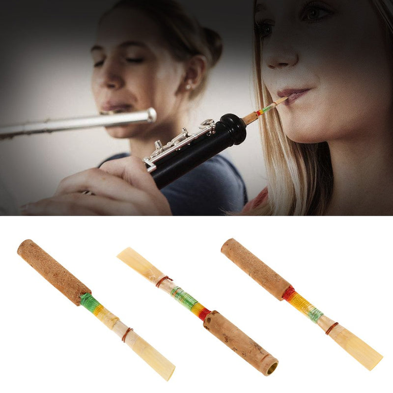 Oboe Reeds,4Pcs High Sound Quality Medium Soft Oboe Reeds Wind Instrument Replacement Parts for Beginners/Students