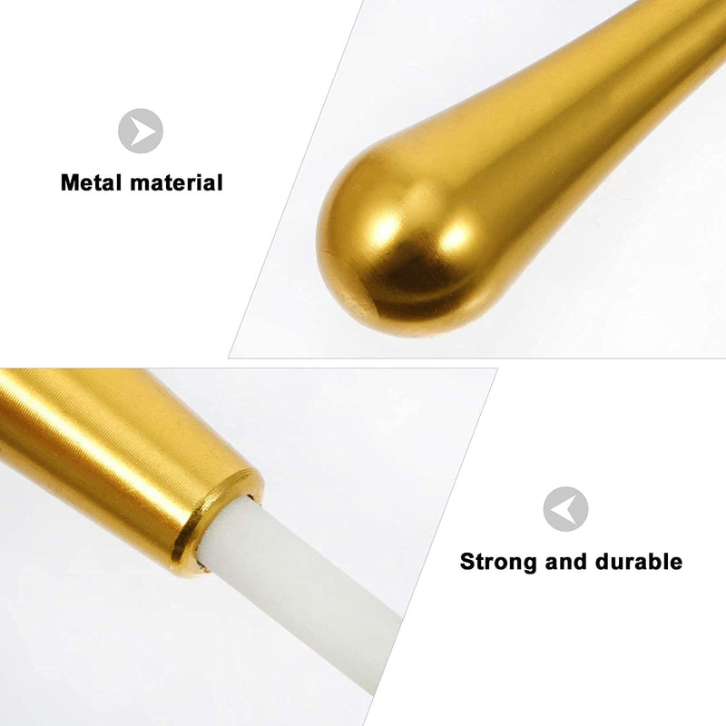 15 Inch Music Baton Orchestra Baton Alloy Handle Music Conducting Baton Pack of 2 Gold