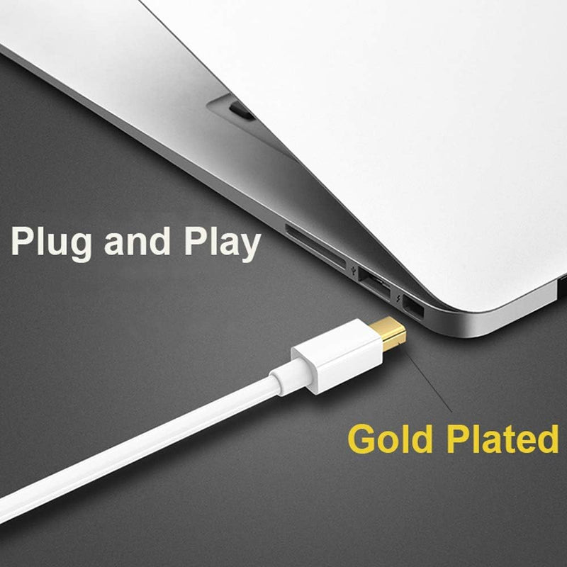 MacBook Air 11" (2010) Cable, BoxWave [Mini DisplayPort to HDMI Cable] 70" Display Port to HDMI Cable for Apple MacBook Air 11" (2010)