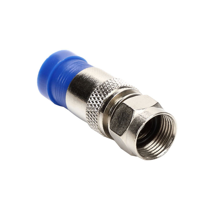 RG6 Compression F Type Straight Antenna Cable Connector Coax Adapter Pack of 20