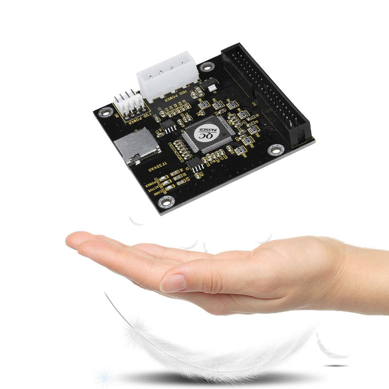 ASHATA SD Card to 2.5 Inch IDE Adapter,TF Memory Card to IDE 40Pin Male Adapter for DOS/Linux/Windows 98SE, Me, 2000, XP and for Vista.