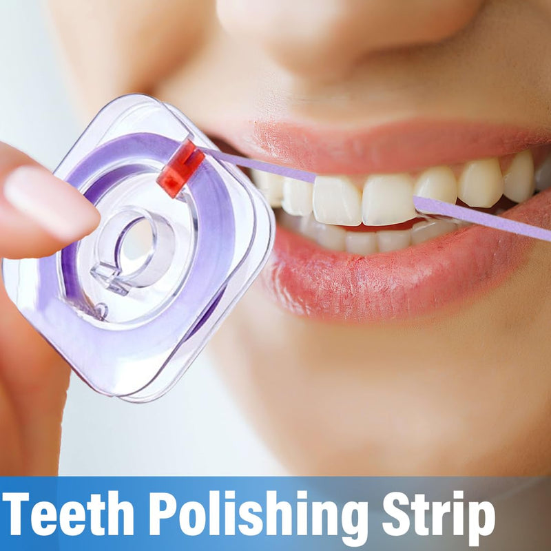 [AUSTRALIA] - WeddHuis 1 x Dental Polishing Tool, Ultra-Fine 50μm Grit Size Strips for Interdental Grinding and Smoothing with 4 mm Width Resin Dental Polishing 50 um 