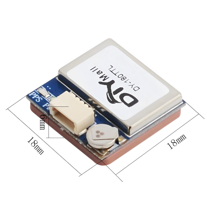 [AUSTRALIA] - DY-180TTL GPS Receiver Module Dual Glonass GPS Navigation Module TTL Level 9600bps with GPS Antenna for Arduino FPV Aircraft,Replace BN-180 GPS DY-180 