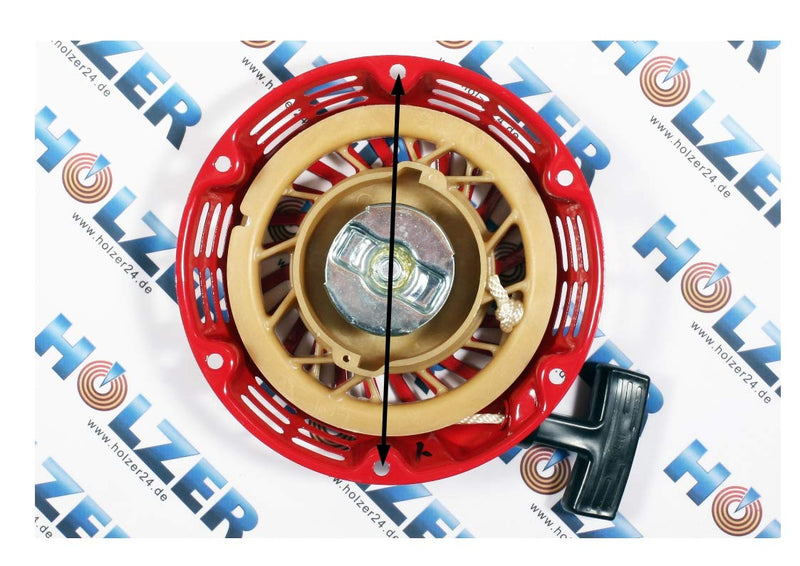 HOLZER Pull Starter for 5.5 & 6.5 HP Petrol Engines and Power Generators/Red