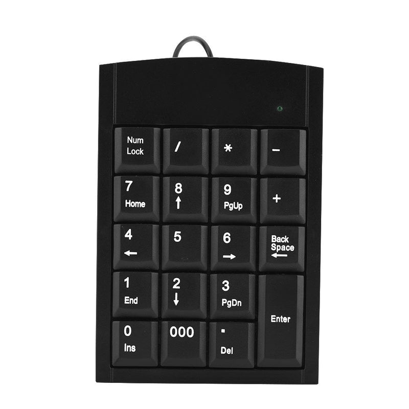 USB Wired Laptop Numeric Keypad Portable Mini USB Deskstop Number Pad for Windows XP, for Windows 7/8 / 9/10, for Linux, for Android, for iOS