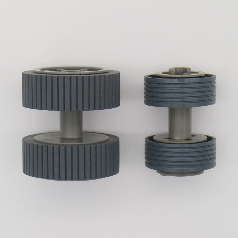 Intendvision Replacement Scanner Brake Roller and Pick Roller Set Compatible for Fujitsu fi-6130 fi-6130Z fi-6140 fi-6140Z fi-6230 fi-6230Z fi-6240 fi-6240Z fi-6125 fi-6225, PA03540-0001 PA03540-0002