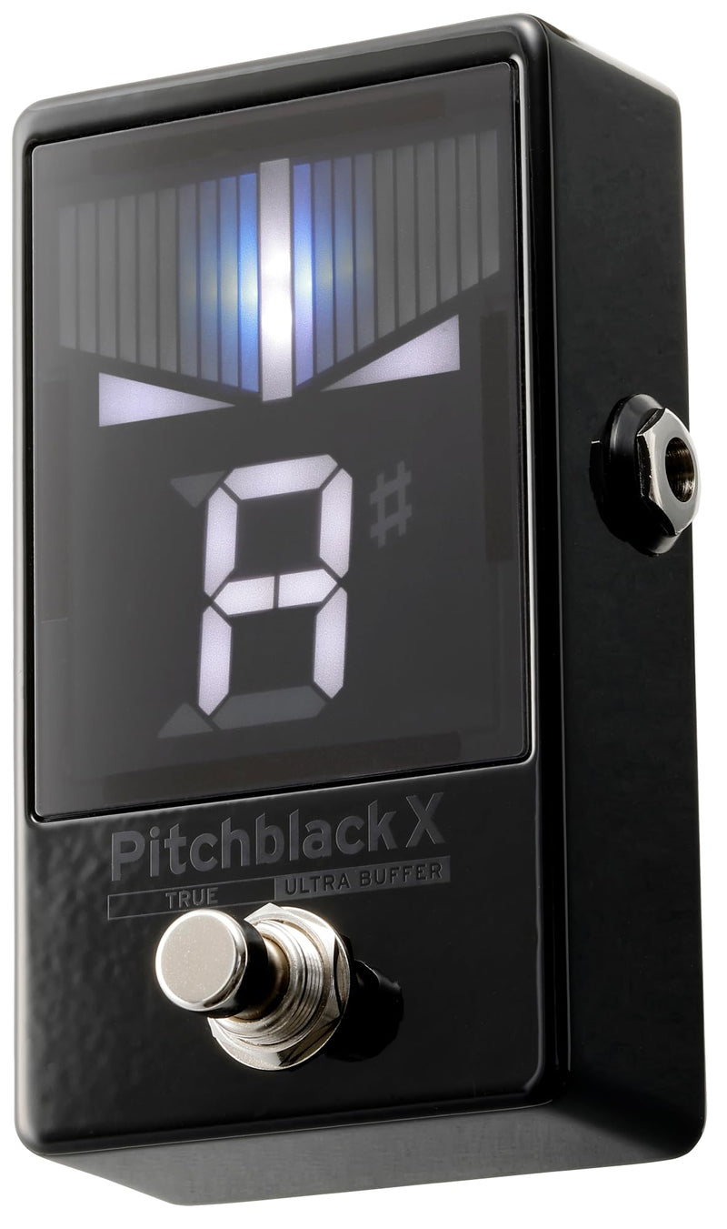 Korg Pitchblack X Chromatic Guitar Pedal Tuner w/ Four Display Modes and High Visibility Display (PBX) PBX