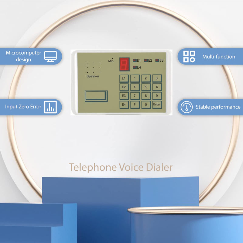 [AUSTRALIA] - DAUERHAFT Wired Telephone Voice Auto Dialer for Home Security System and House Alarm System with Auto Dial Feature 