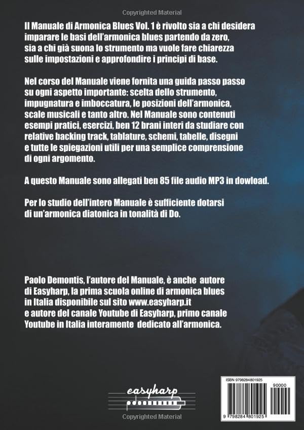 [AUSTRALIA] - MANUALE DI ARMONICA BLUES Vol. 1: Le basi dell'armonica diatonica e approccio al blues (Italian Edition) 