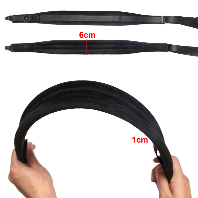 [AUSTRALIA] - Accordion Harness Straps, Adjustable Shoulder Belts Straps for Accordions, 6cm Wide * 1cm Thick Super-Soft Velvet for Comfort Playing 