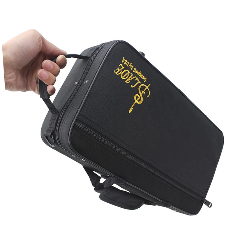 Box Black Cloth Clarinet Case Flute Accessories Suitcase Accessories Music Instrument Case Padded Clarinet Case Clarinet Storage Bag Oxford Cloth Upholstered Musical Instrument