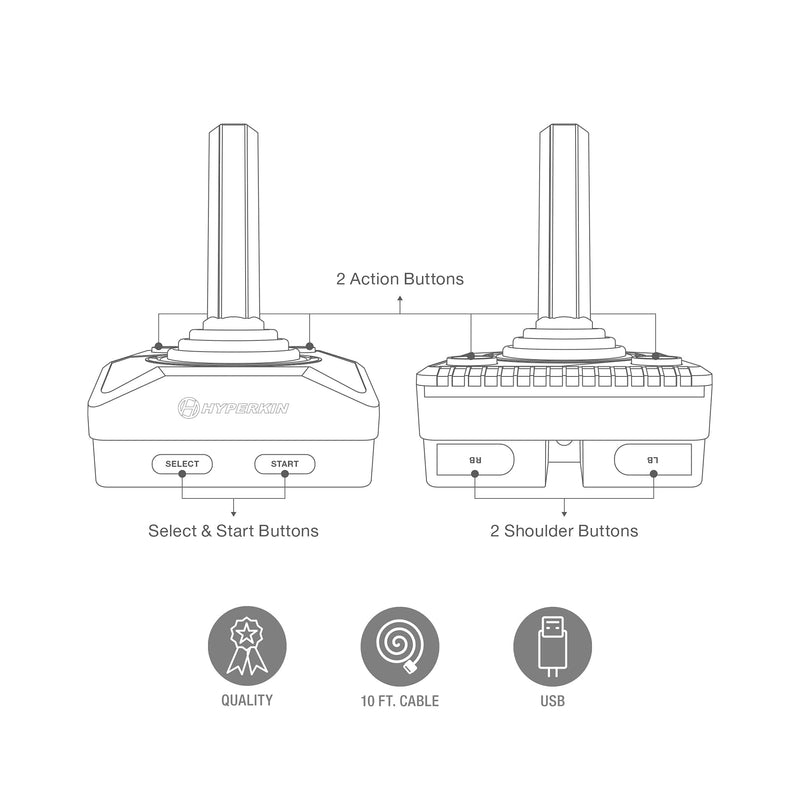 Hyperkin Trooper 2 Premium Controller for PC/ Mac - PC; Mac; Linux