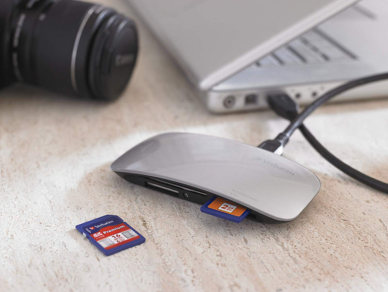 Verbatim Universal Card Reader, USB 3.0 - Silver (97706)