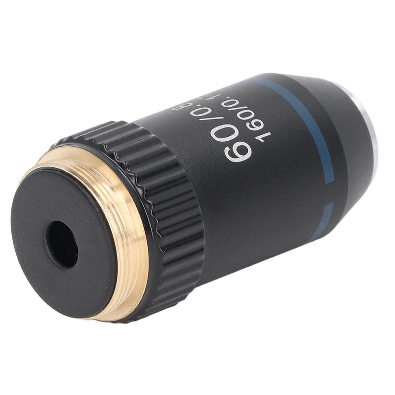 [AUSTRALIA] - Garosa 60X Achromatic Microscope Objective Lens High Light Transmittance 20.2mm Interface 45mm Parfocal Distance Brass for Biology Applications 