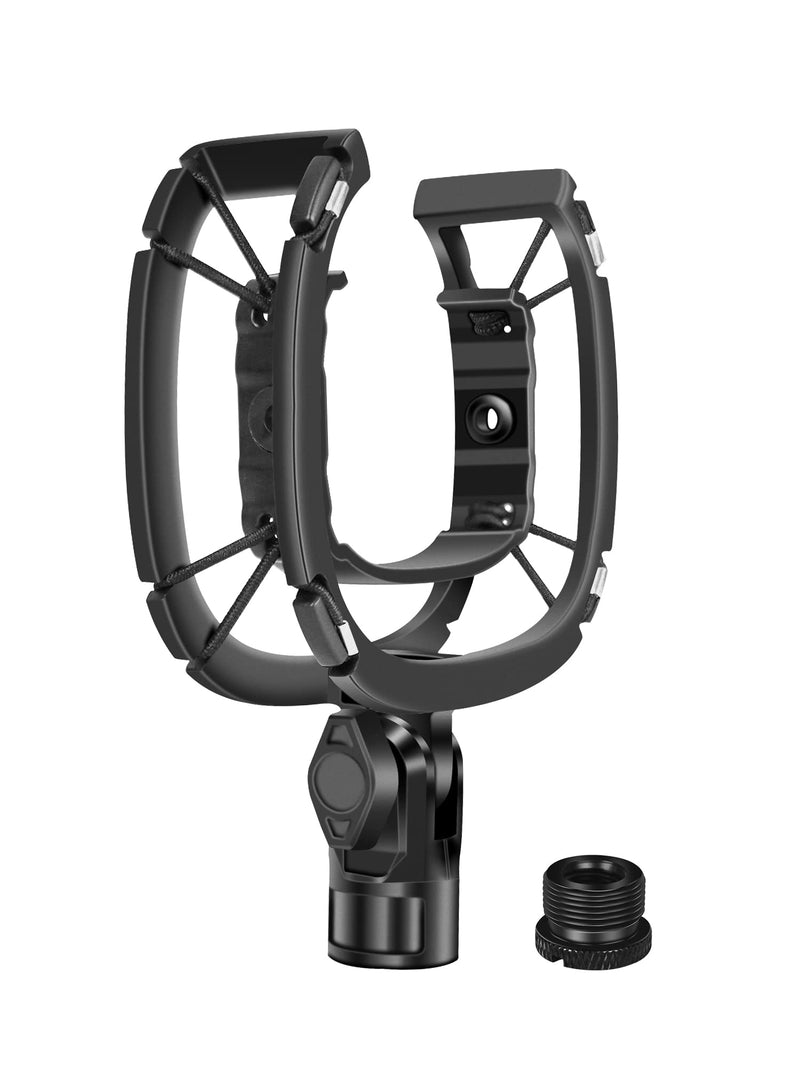 Wave Shock Mount, [Custom Built for Wave Mic] Anti-Vibration Suspension Shock Mount Holder Clip Compatible with Elgato Wave:1 and Wave:3 Microphones