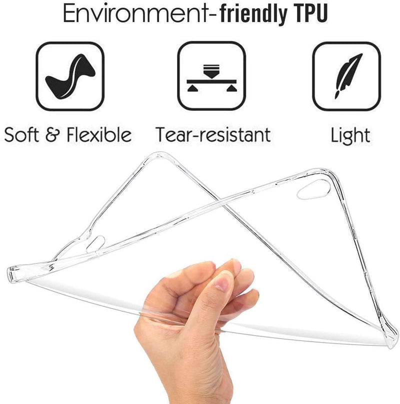 [AUSTRALIA] - Clear Case for 6.8" Kindle Paperwhite 11th Generation 2021 and Signature Edition TPU Back Cover, Bumper Corners Slim Protective Case for 11th Gen Kindle Paperwhite- Transparent (Transparent) 