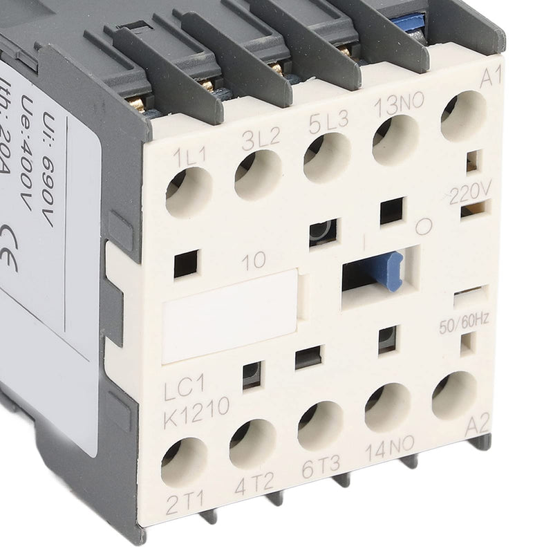 [AUSTRALIA] - AC Contact 3 Pole 4 N/O Thickened Silver Contacts 220 V 12 A Industrial Electrical Contactor for Power Distribution 