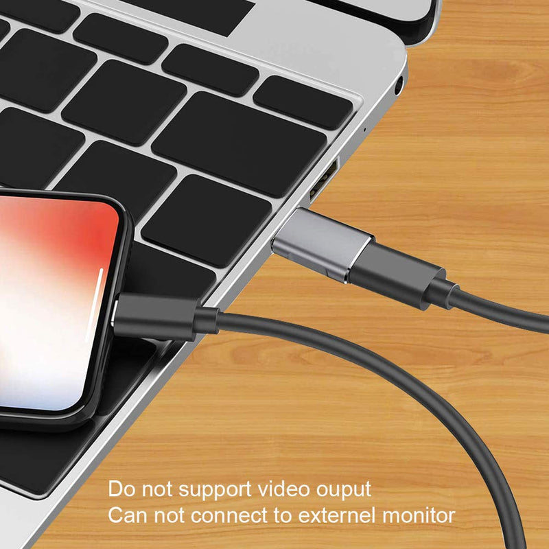 10Gbps USB C Female to USB Male Adapter 2 Pack, QCEs USB 3.1 Gen2 to USB C Adapter Double-Sided Data Transfer and 60W Fast Charging Connector Compatible with iPhone 13/iPad/AirPods,Laptop,Quest Link