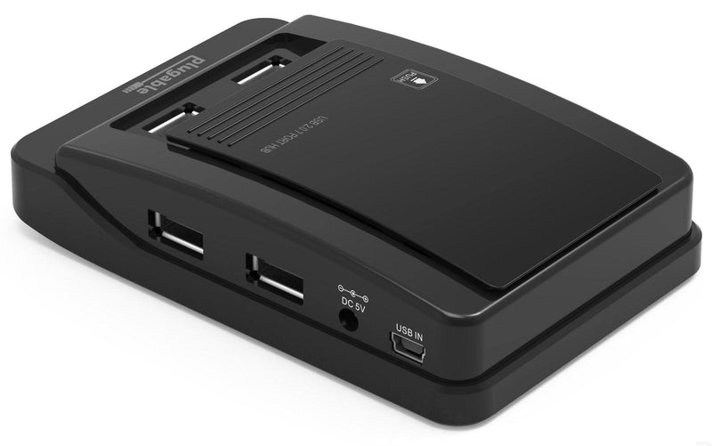 Plugable USB 2.0 7-Port High Speed Hub with 15W Power Adapter
