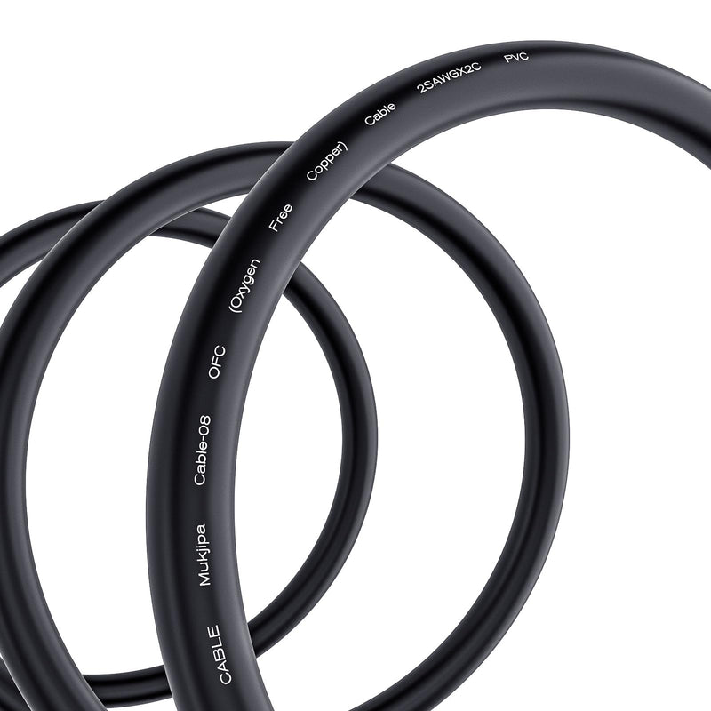 [AUSTRALIA] - 3-pin XLR Microphone Cable Male to Female, OFC (Oxygen Free Copper) Wire，XLR Cable Suitable for Mic Mixer, Speaker Systems, Radio Station and More。 XLR-FM-B (50 Feet, 1 Pack) 50 Feet 