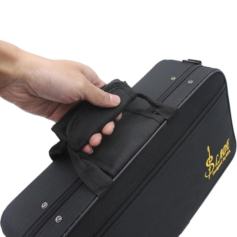 Vaguelly Clarinet Gig Bag Portable Foam Cotton Padded Clarinet Case Clarinet Carrying Bag with Adjustable Strap Clarinet Protection Accessories