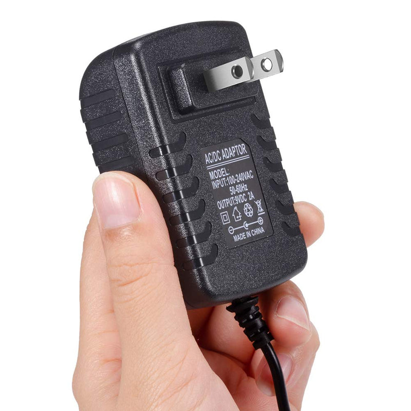[AUSTRALIA] - SoulBay 9V Power Supply Charger for Korg KA350 KA-350 Volca Bass FM Monologue Beats Keys Kick Sequencer Analog Rythm Synthesizer Kross 61 88 Keyboard Synth Machine Replacement AC Adapter, 6.56 FT 