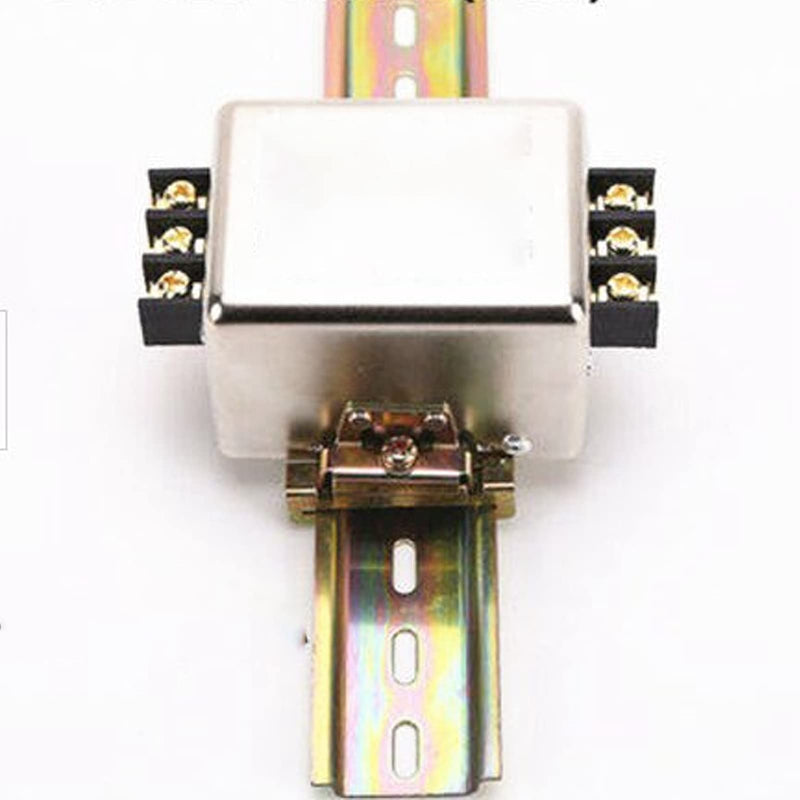 Uadme DEA4-20A-GD EMI Filter Performance Filter 115V 250V 20A 50/60Hz Single-Phase Filter, Terminal Block Connection