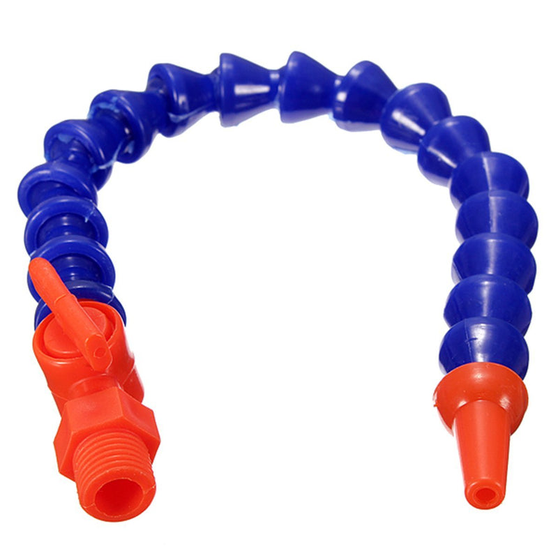 Haobase 1 x Plastic Flexible Water Oil Coolant Hose Round Nozzle with Switch Valve 300 mm