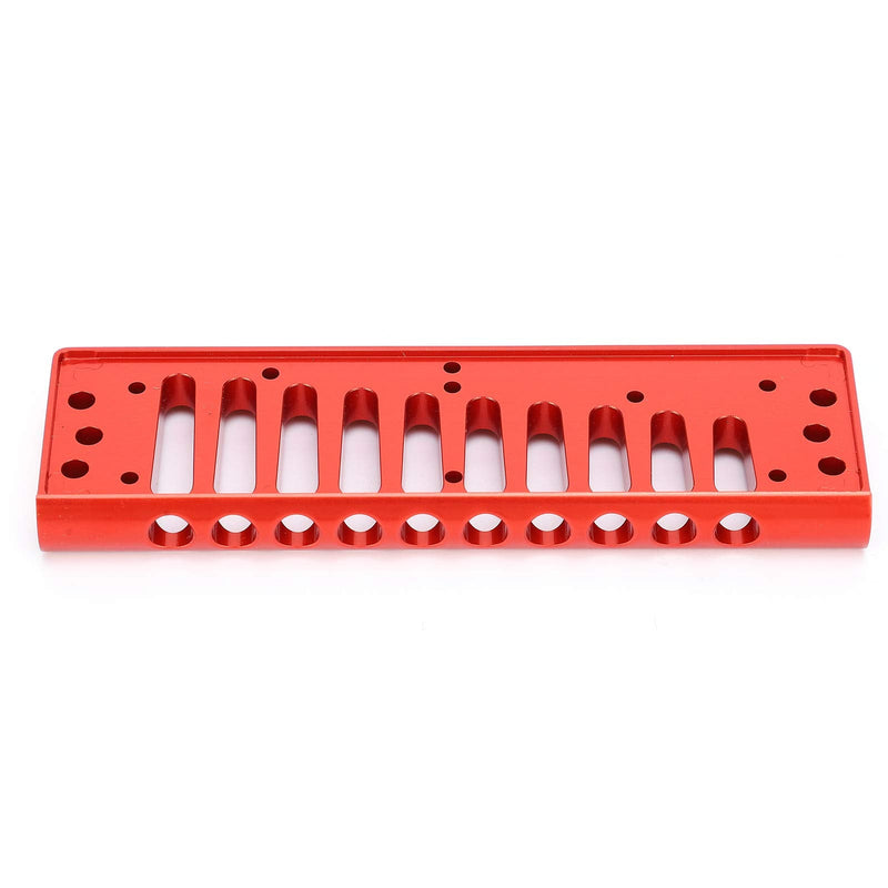 Harmonica Comb for SP20 Aluminum Aalloy 10 Hole Blues Hormonica Comb Parts Musical Instrument Parts