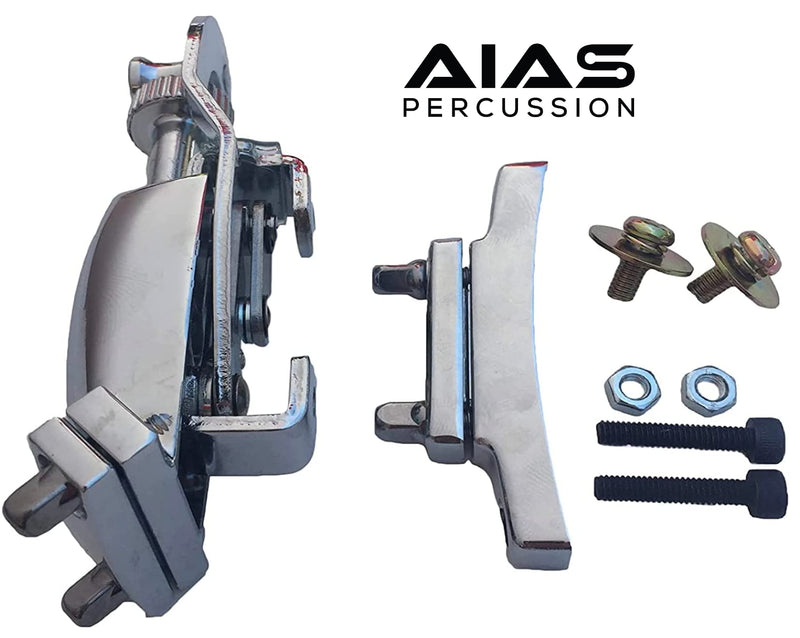 Snare Strainer and Butt Plate Pack - AIAS Percussion (Chrome) Chrome