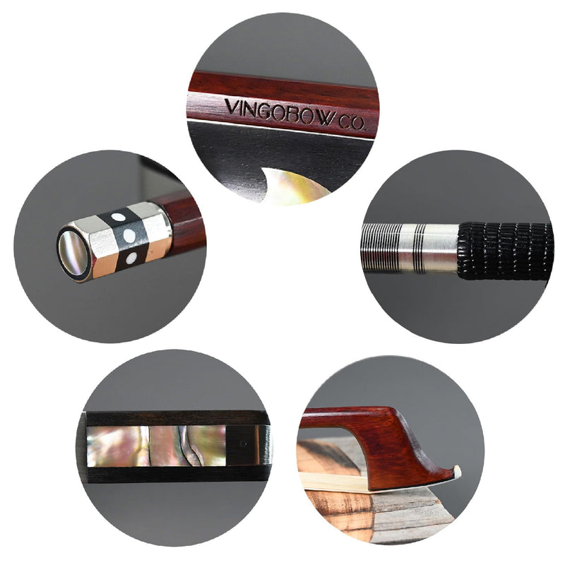 Full Size PERNAMBUCO Cello Bow For Professional Players Deep and Poweful SOUND Natural Horsehair, Art No.430C 4/4