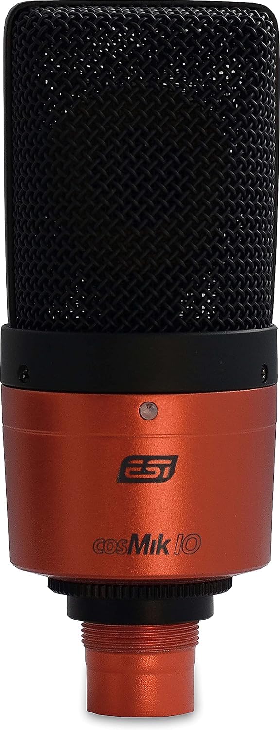 [AUSTRALIA] - ESI cosMik 10 Studio Condenser Mic: Cardioid, Low Noise, Ideal for Vocals, Instruments, Streaming, with Stand & Cable cosMik 10 XLR Microphone 
