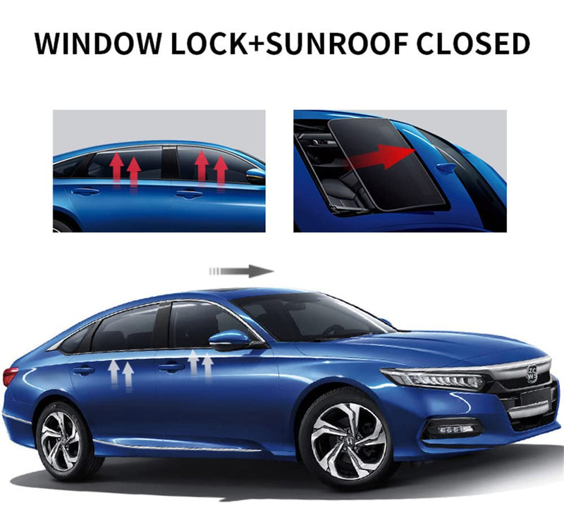 Car Auto Window Lift Close Open Side Mirror Fold Unfold Sunroof Closer Speed Door Lock Unlock System Module Kit Accessories for Honda Accord 2018-2023