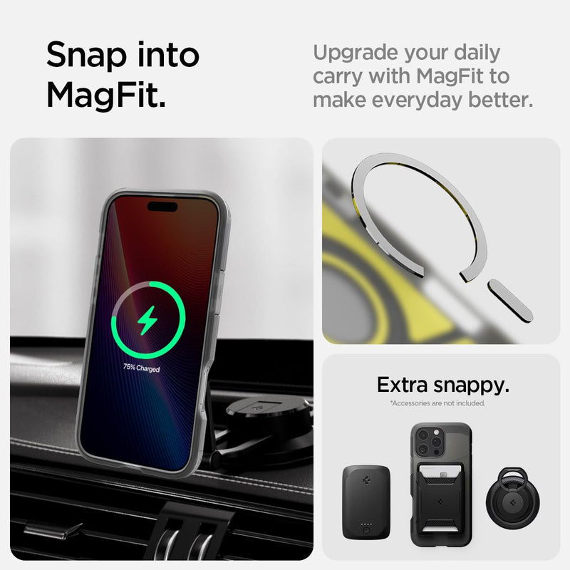 Spigen Tough Armor MagFit Designed for iPhone 16 Pro Case and Tough Armor Designed for Apple Watch Series 11/10 46mm
