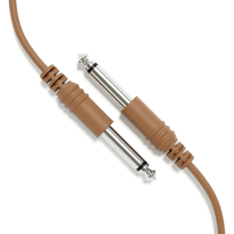 Mono Instrument Guitar Cable - Patch Lead TS 6.35mm 1/4" - Eurorack Synth Synthesizer [12-Pack | 150 cm - 59.06"] 150 cm - 59.06" 12-Pack