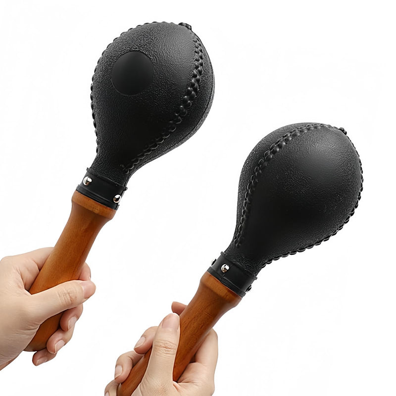 Professional Maracas for Musicians Vibrant Rattle Percussion Shakers with Ergonomic Wooden Handles - Versatile & Durable for Live Performance, Recording, and Education