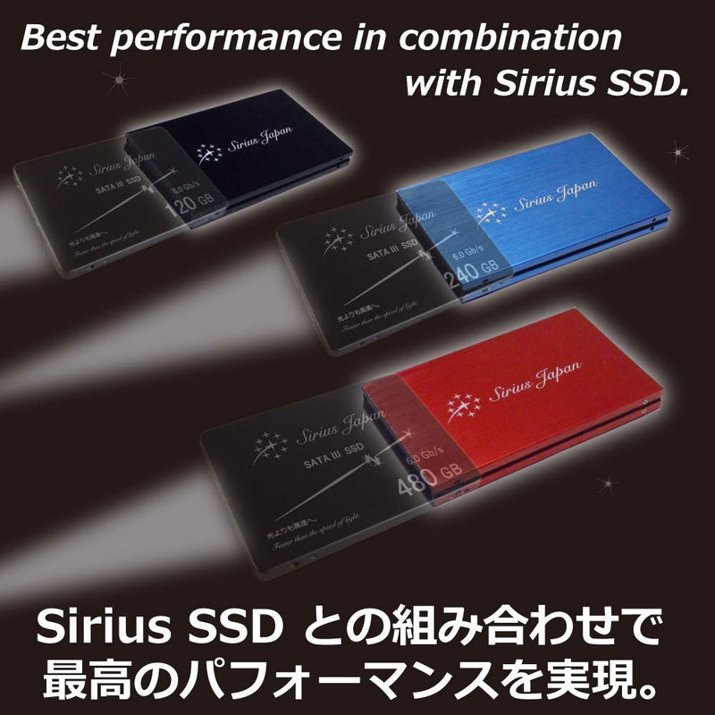 SSD Case 3 Colors 2.5Inch SATA 3 (External Drive Case) Available for HDD ESD3-BC, Color：Blue