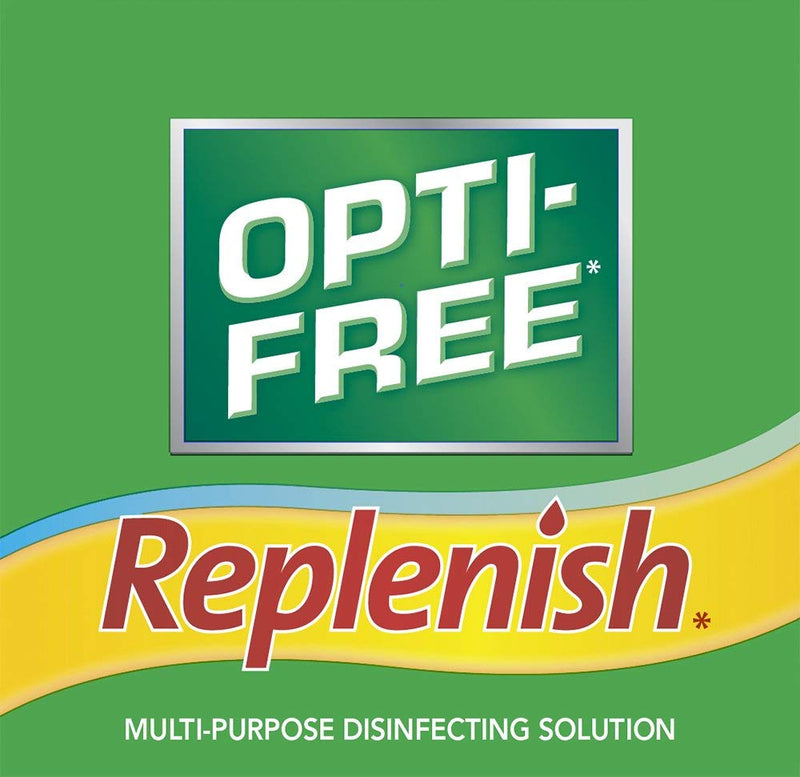 Opti-Free Replenish Multi-Purpose Disinfecting Solution With Lens Case, 10 Fl Oz 10 Fl Oz (Pack of 1)