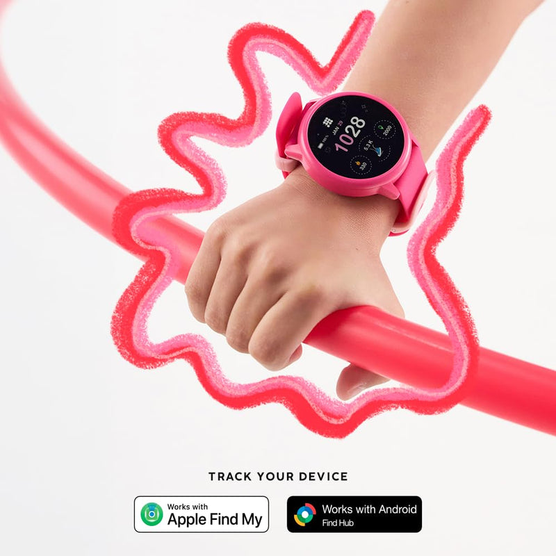 Cubitt Hero Gen 4 Smart Watch 1.27" IPS Display IP68 – Blue | Apple Find My & Android Find Hub, Heart Rate & SpO2 Monitoring, Sleep Tracking, Bluetooth 5.3, USB Charging