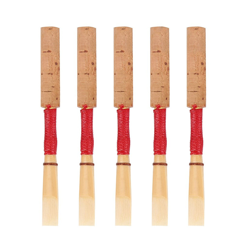 Oboe Reed,5pcs Bamboo Oboe Reeds Reed Medium Strength Oboe Instrument,Jones Oboe Reeds Medium Soft for Beginners Professional Oboe Players